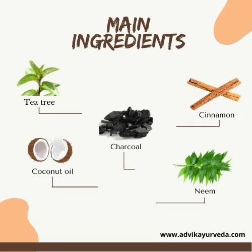 Advik Ayurveda Charcoal -Tea Tree Handmade Soap, 100 grams