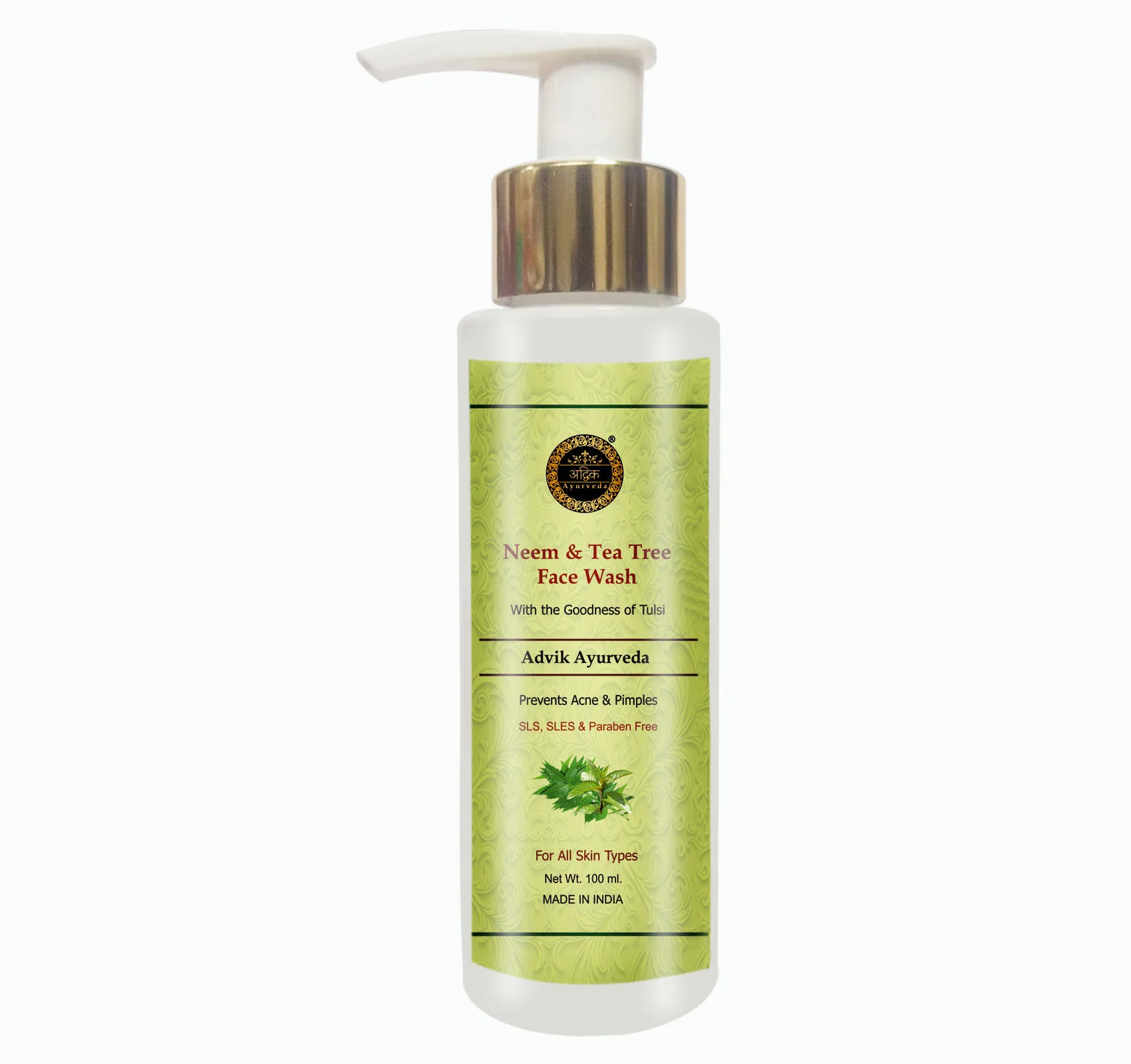 Advik Ayurveda Tea Tree Face Wash 