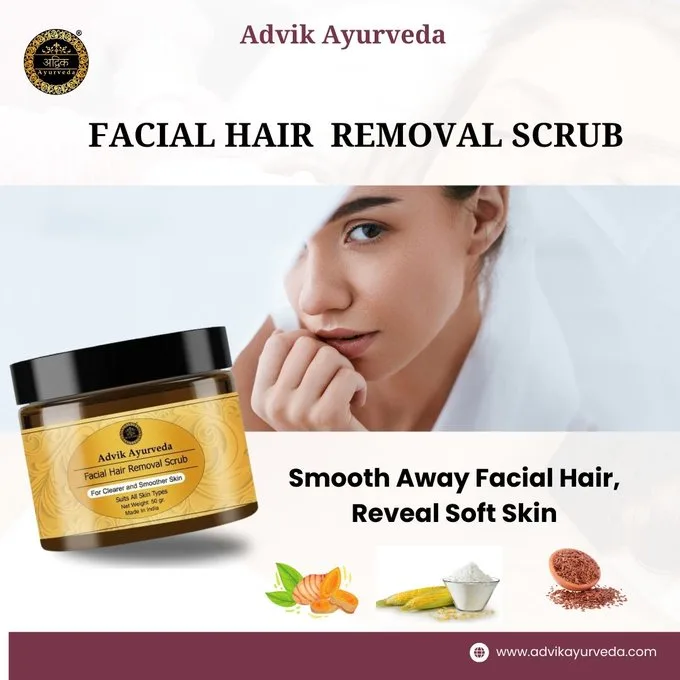 5 Ways to Soothe Sensitive Skin Naturally 5 Advik Ayurveda Facial Hair Removal Powder Scrub with Vetiver