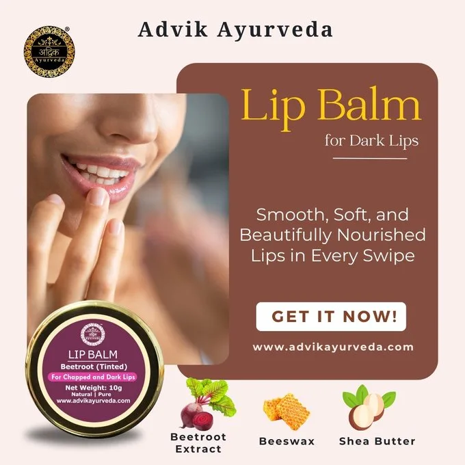 Advik Ayurveda Tinted Lip Balm
 