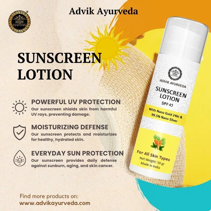 Advik Ayurveda Sunscreen Lotion