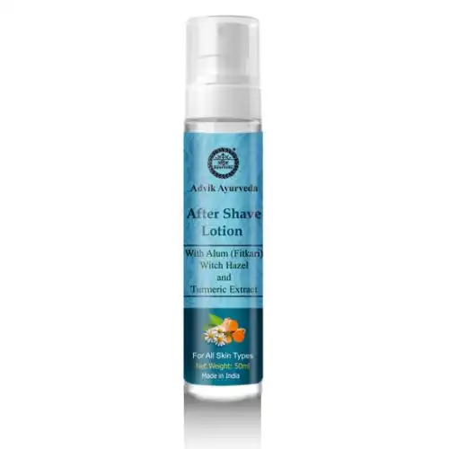 Top 10 Benefits of Using Natural Skincare Products 20 After Shave Lotion with Alum and Witch Hazel by Advik Ayurveda