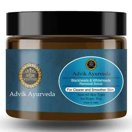 The Ultimate Guide to Building a Skincare Routine for Oily Skin 14 Blackheads & Whiteheads Removal Scrub by Advik Ayurveda