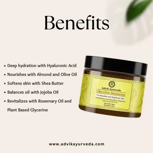 Advik Ayurveda Ultra Glow Hyaluronic Acid Moisturizer 