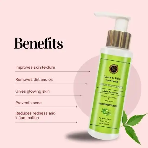 Advik Ayurveda Neem Basil Face Wash 