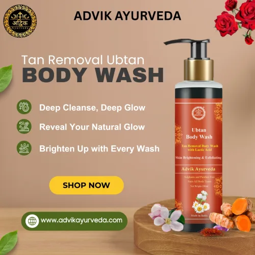 How to Use Sulphates Free Body Wash for Healthy Skin 4 Advik Ayurvedic Tan Removal Ubtan Body Wash