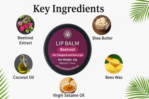 Advik Ayurveda tinted lip balm 
