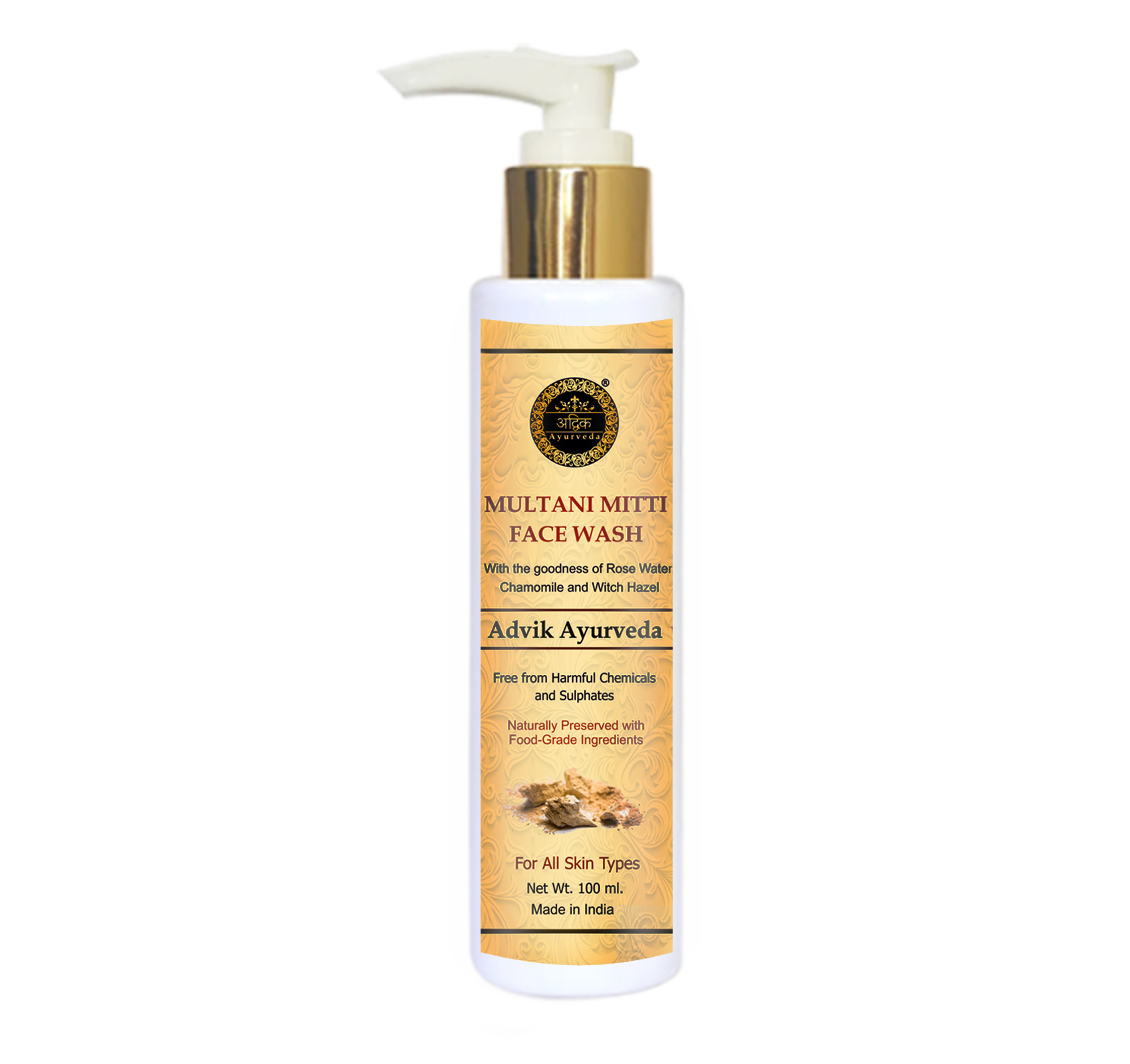 Advik Ayurveda Multani Mitti Face Wash 